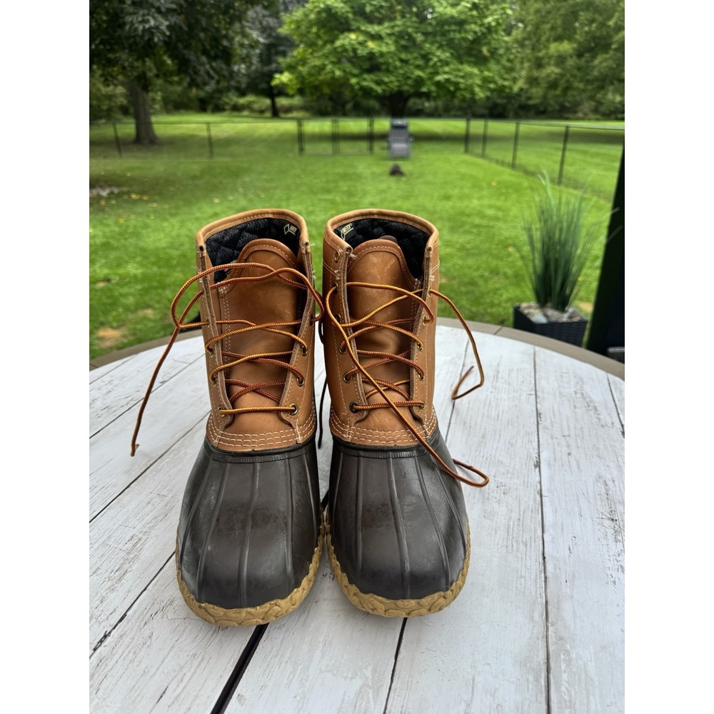 L.L. Bean Men's Bean Boots 12M Gore-Tex Thinsulate Leather Duck Boots Maine USA